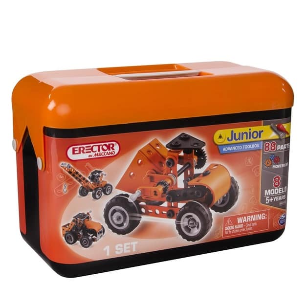 Meccano Junior Orange Toolbox